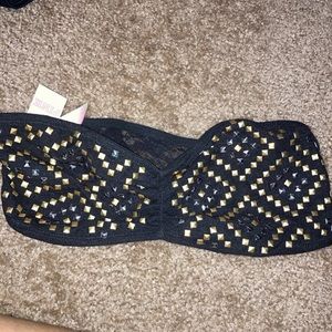 VS Pink Bandeau Bralette NWT Size M